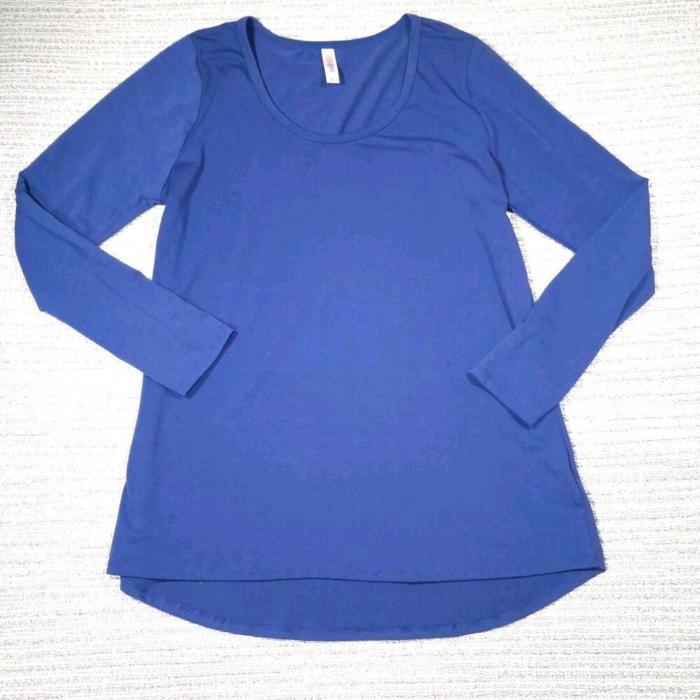 Lularoe Tunic Top Women's Size Large Oversized Fit Short Sleeve Shirt Blouse